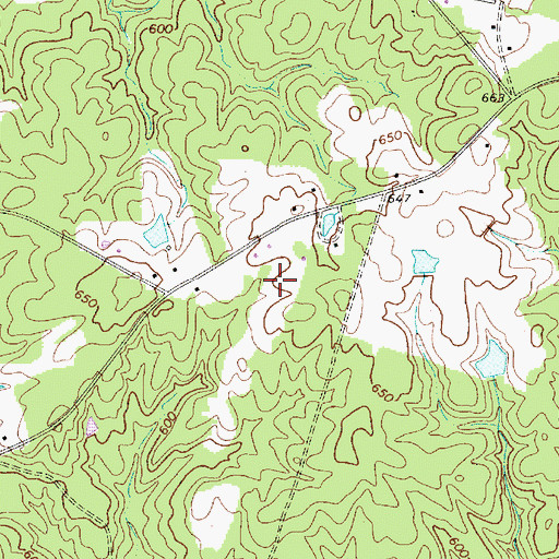 Topographic Map of Unity Aerodrome, SC