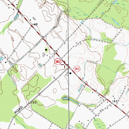 Topographic Map of Tallon Field (historical), SC