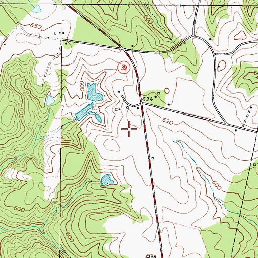 Topographic Map of Thomason Airfield, SC
