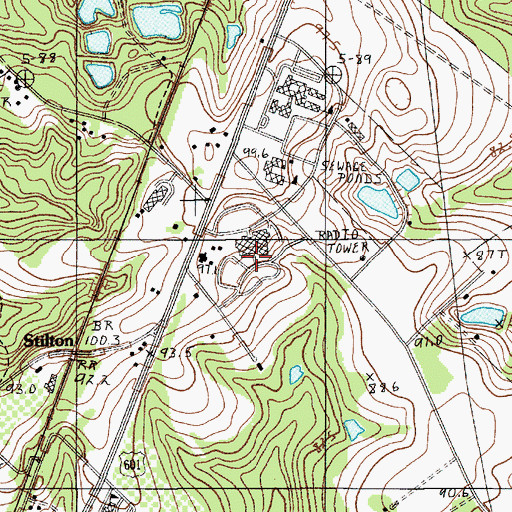 Topographic Map of Regional Medical Center of Orangeburg and Calhoun County Heliport, SC