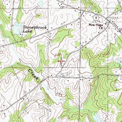 Topographic Map of Sky Valley Airpark (historical), SC