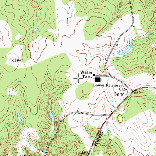 Topographic Map of E M M D Plant Heliport, SC