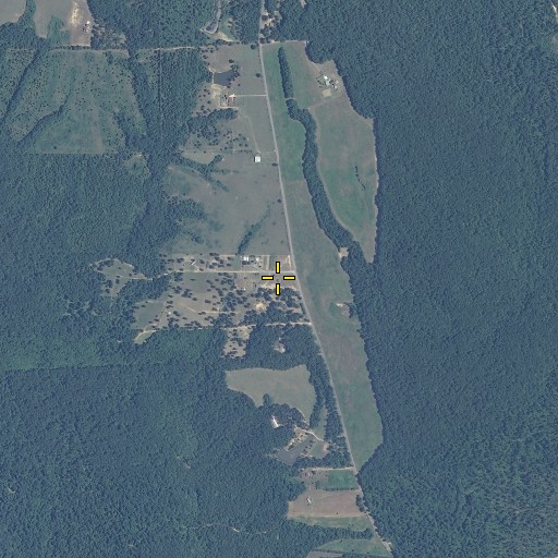 Aerial/Satellite Image of Post Oak Flat, AL
