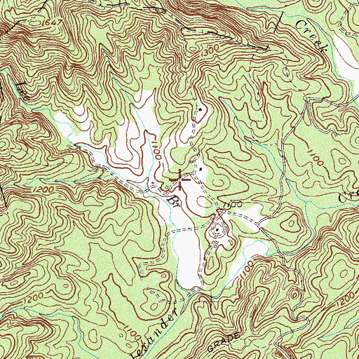Topographic Map of Station Creek Cove Botanical Area, SC