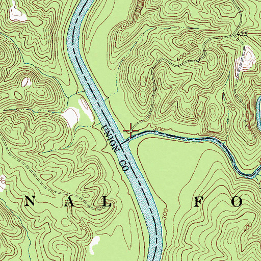 Topographic Map of South Sandy Boat Ramp, SC