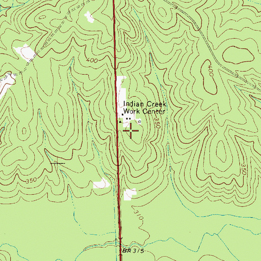 Topographic Map of Indian Creek Rifle Range, SC