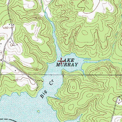 Topographic Map of Little Creek, SC