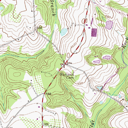 Topographic Map of Wimbley Branch School (historical), SC