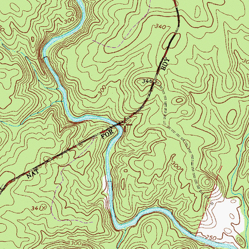Topographic Map of Upper Price Mill (historical), SC