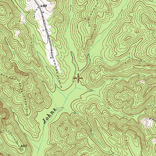 Topographic Map of Brownings Creek, SC