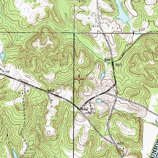 Topographic Map of Colemans Creek, SC