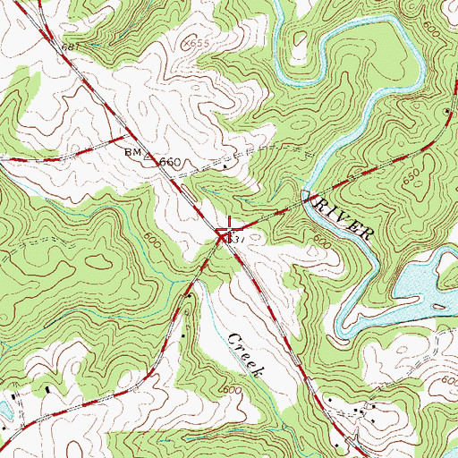 Topographic Map of Storeville Post Office (historical), SC