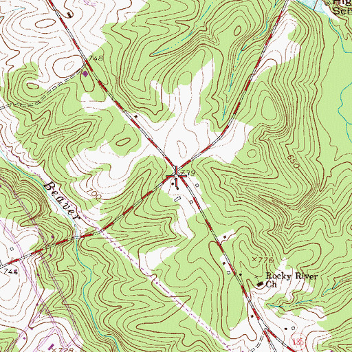 Topographic Map of Varennes Post Office (historical), SC
