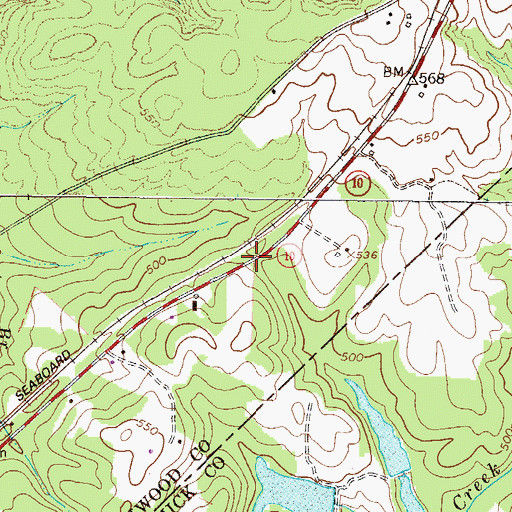 Topographic Map of Rosenwold School (historical), SC