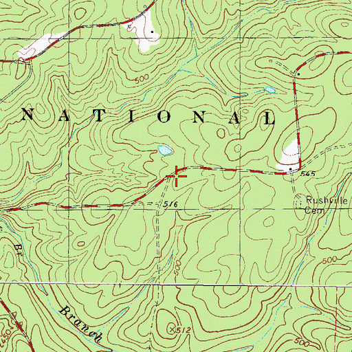 Topographic Map of Union School (historical), SC