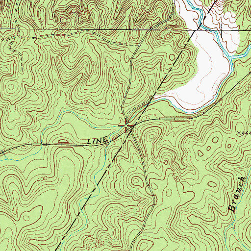 Topographic Map of Flannigans Branch, SC