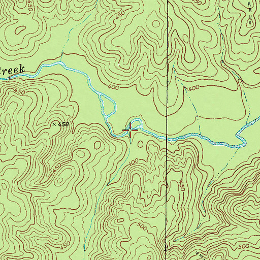 Topographic Map of Rickels Branch, SC