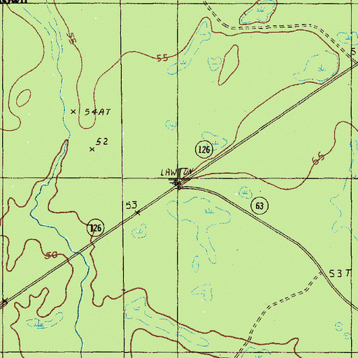 Topographic Map of Gravel Hill Lookout Tower, SC