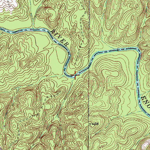 Topographic Map of Duckett Spring Branch, SC
