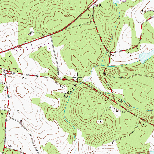 Topographic Map of Neal Post Office (historical), SC