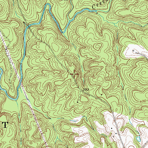 Topographic Map of Broad River School (historical), SC