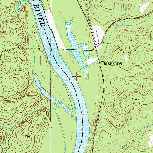Topographic Map of Wilkinsons Creek, SC
