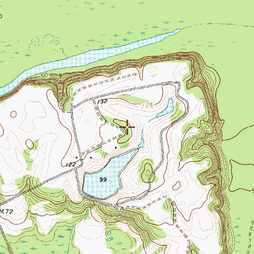 Topographic Map of Wachovia Hills, SC