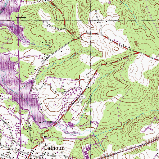 Topographic Map of WCCP-AM (Clemson), SC