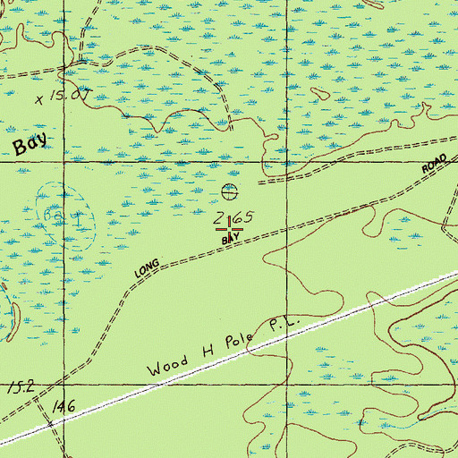 Topographic Map of WGSN-AM (North Myrtle Beach), SC