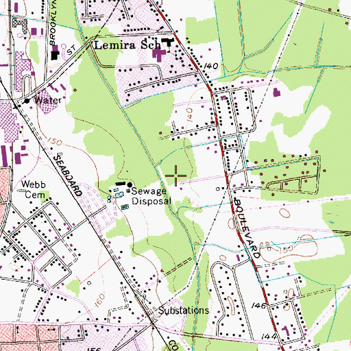 Topographic Map of WDXY-AM (Sumter), SC