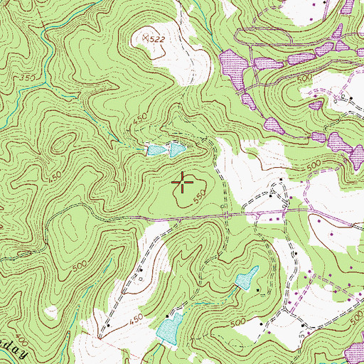 Topographic Map of WKXC-FM (Aiken), SC
