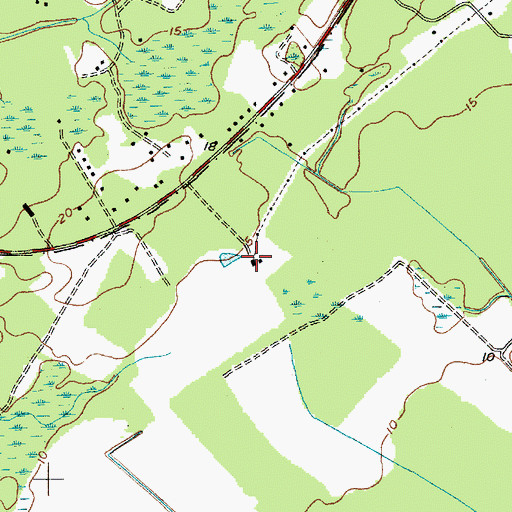Topographic Map of WSCI-FM (Charleston), SC