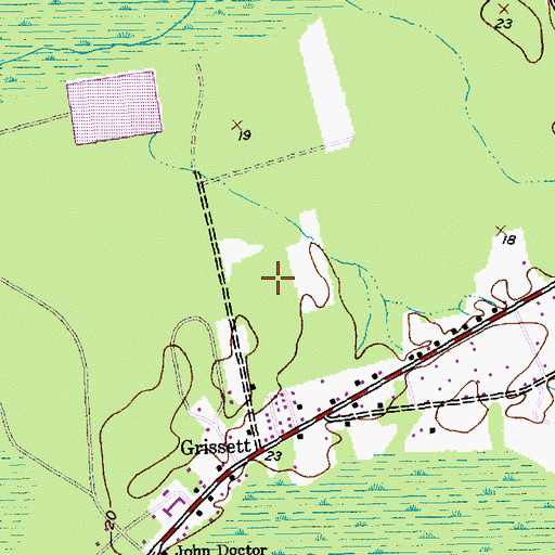 Topographic Map of WJXY-FM (Conway), SC