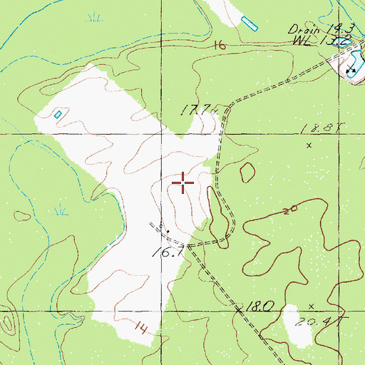 Topographic Map of WKSY-FM (Marion), SC