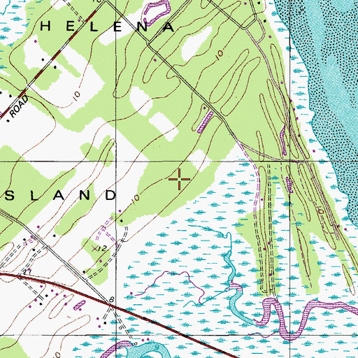 Topographic Map of WHTK-FM (Port Royal), SC