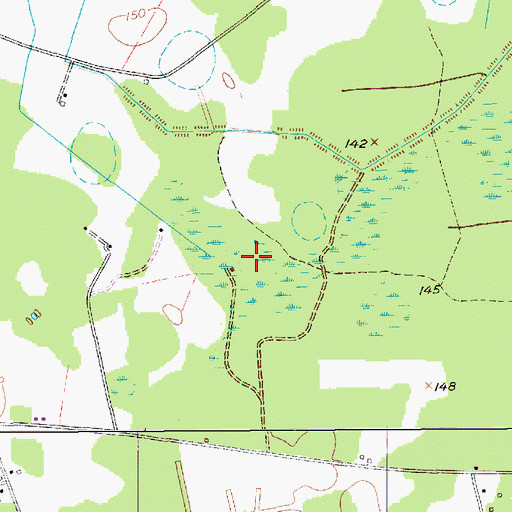 Topographic Map of WRJA-FM (Sumter), SC