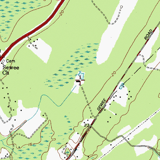 Topographic Map of WTAT-TV (Charleston), SC