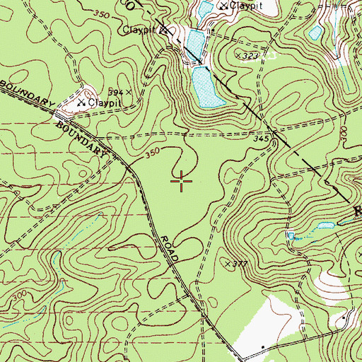 Topographic Map of WLTX-TV (Columbia), SC