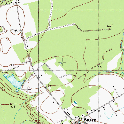 Topographic Map of WFIL-TV (Florence), SC