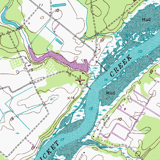 Topographic Map of Anchorage Plantation, SC