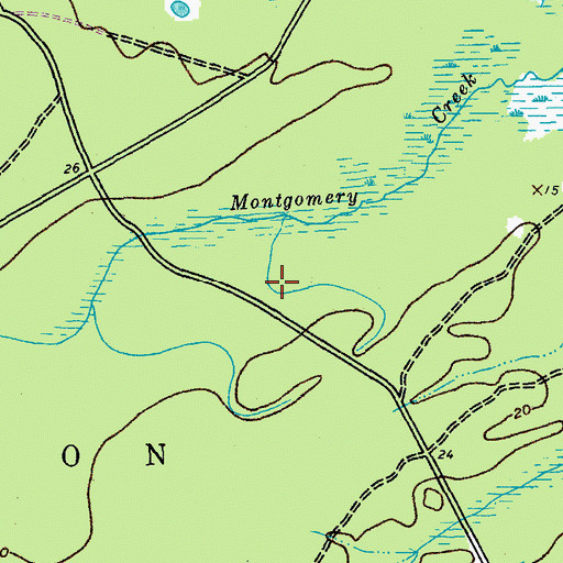 Topographic Map of Bouman Branch, SC