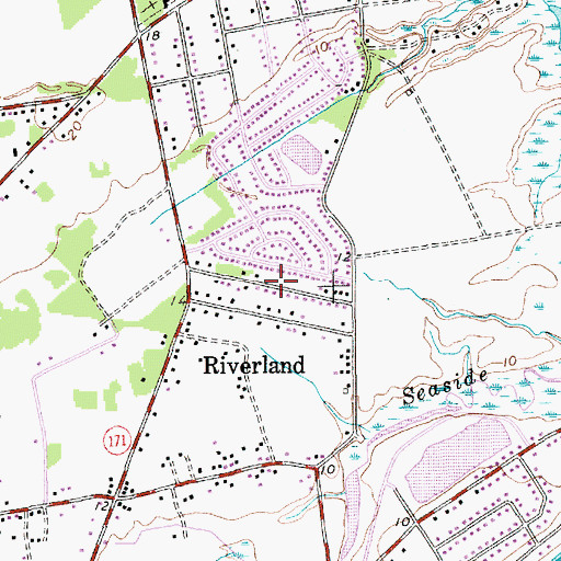 Topographic Map of Bur Clare, SC