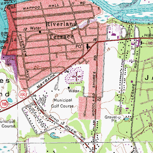 Topographic Map of Chesterfield, SC
