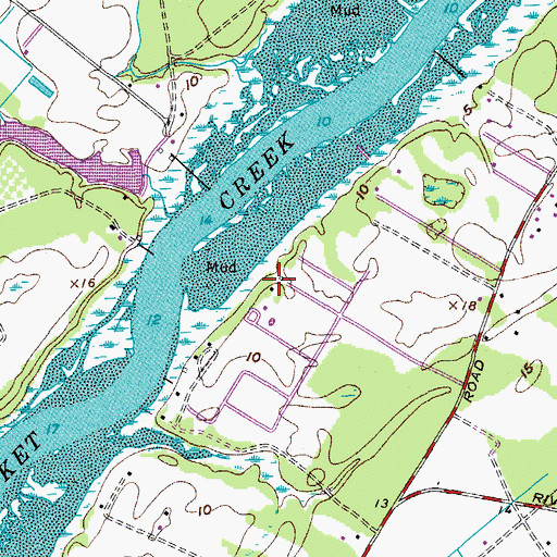 Topographic Map of Cottage Plantation, SC