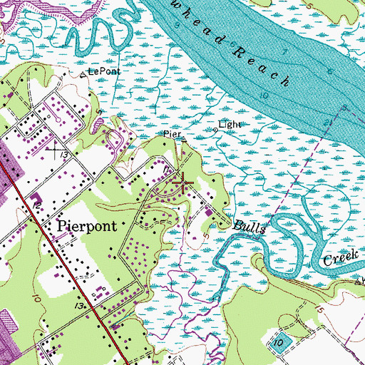 Topographic Map of Dogwood Gardens, SC