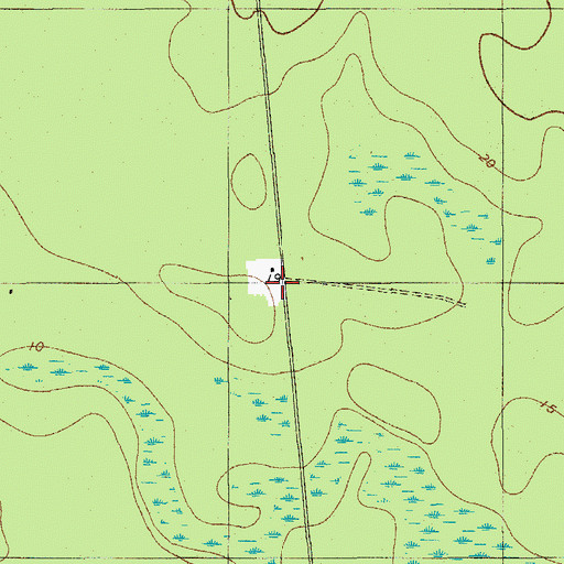 Topographic Map of Eureka School (historical), SC