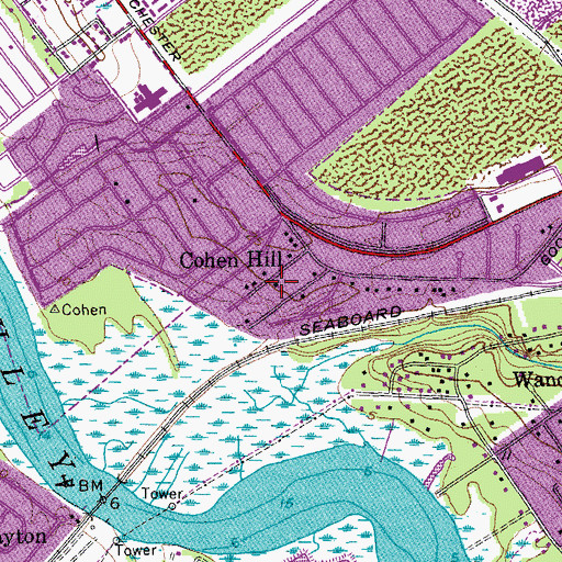 Topographic Map of Fetteressa, SC