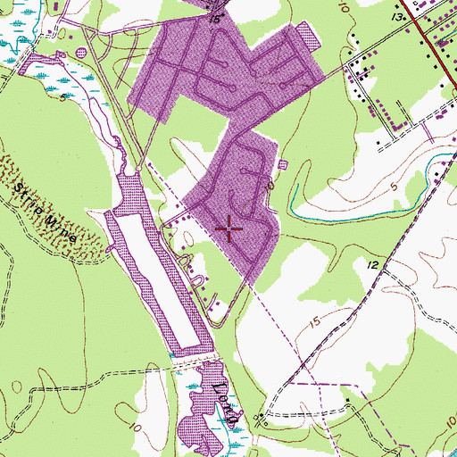 Topographic Map of Forest Lakes, SC