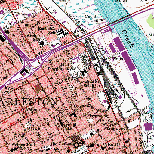 Topographic Map of Friendship Baptist Church, SC