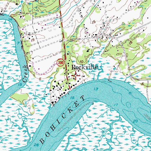 Topographic Map of Grace Chapel Protestant Episcopal Church, SC